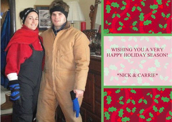 Happy Holidays from Nick Delpopolo and Carrie Chandler